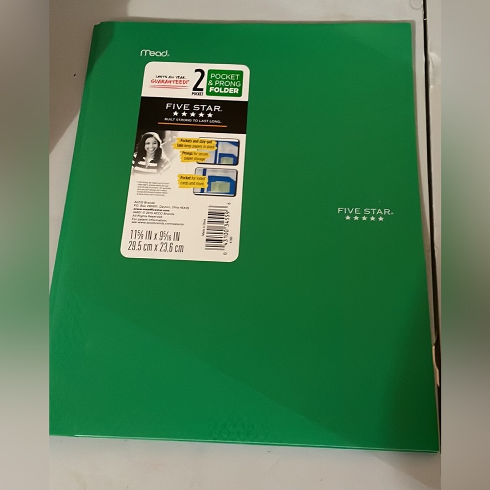 Brand new five star folders